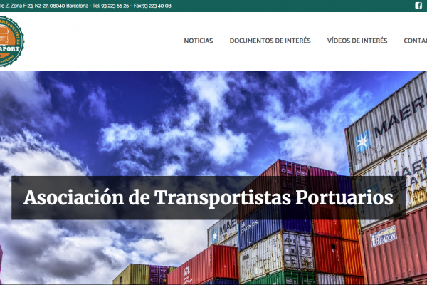 Sintraport lanza su nueva web , una herramienta de comunicación para el profesional del transporte portuario
